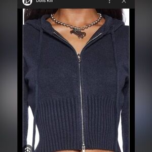 EDIKTED Desiree crop zip up